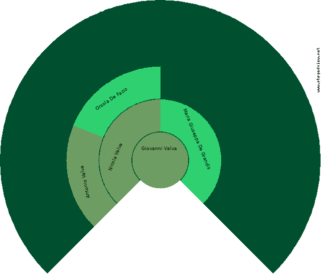 Gennaro Valva Diagram kołowy